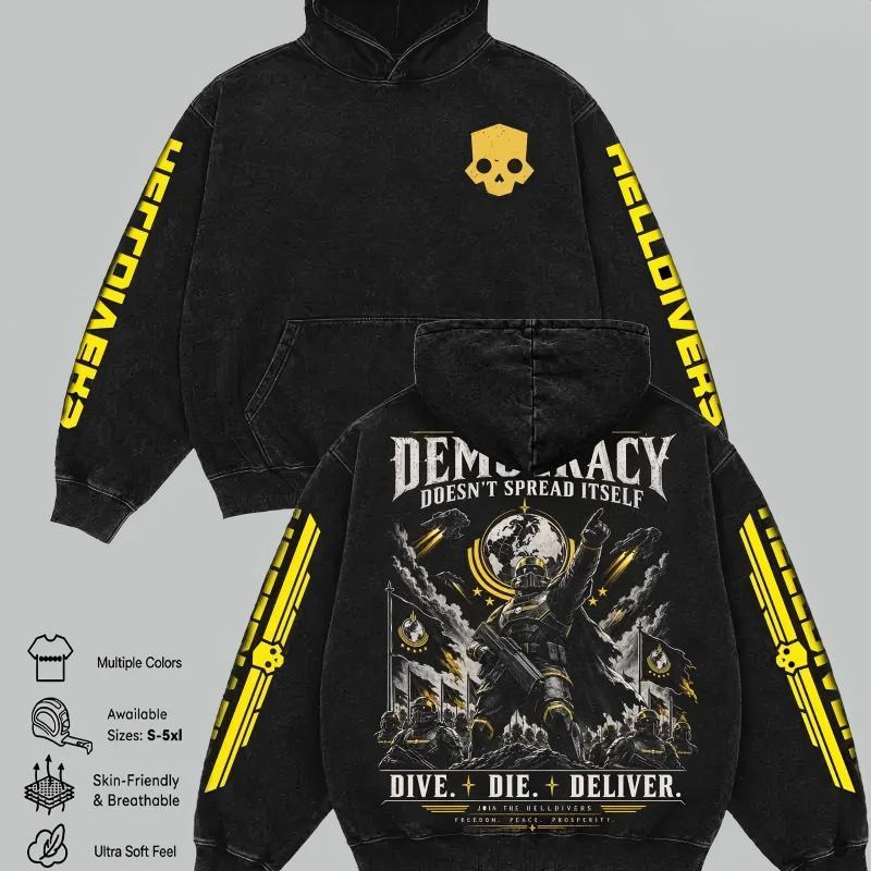 Helldivers 2 Oversized T-shirt/Crewneck/Hoodie