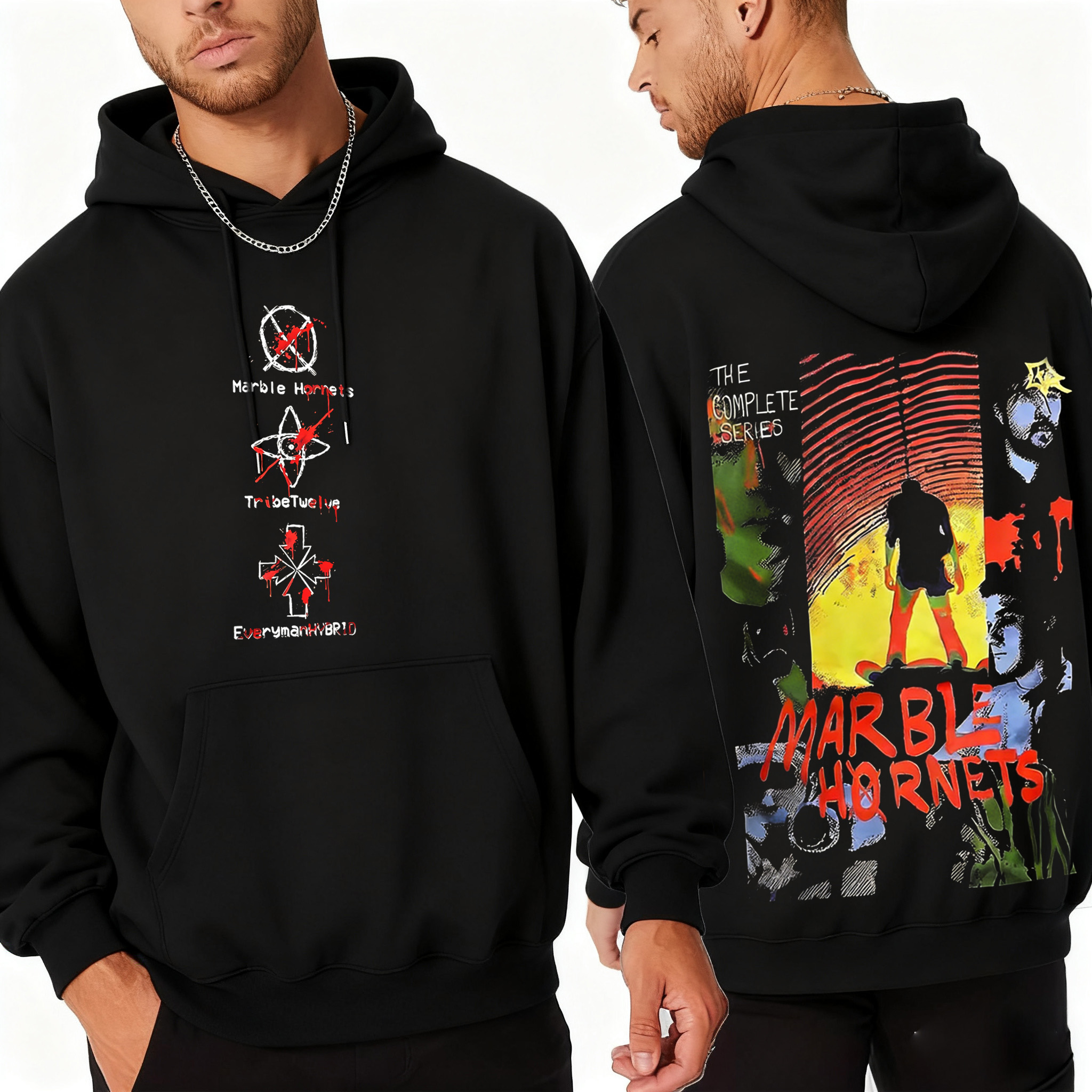 Static, fear, and a quiet walk home Marblehornets Unisex Cotton T-shirt/Crewneck/Hoodie