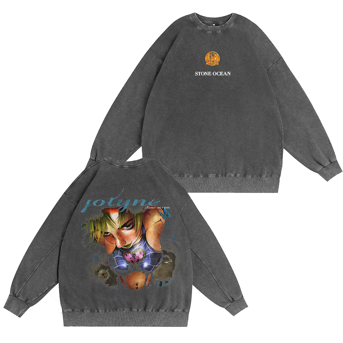 Jolyne Cujoh Stone Ocean Jojo Vintage Washed T-shirt/Crewneck/Hoodie