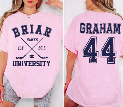 Briar University Graham 44 Hockey, Off Campus Unisex T-shirt/Crewneck/Hoodie