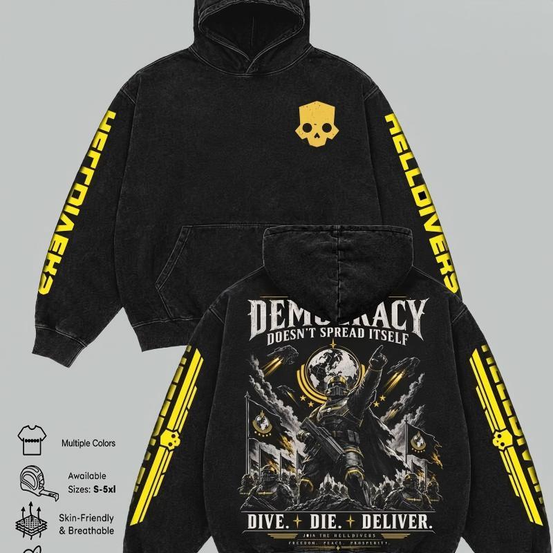 Helldivers 2 Oversized T-shirt/Crewneck/Hoodie