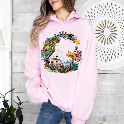 One Piece Anime World Oversized T-shirt/Crewneck/Hoodie