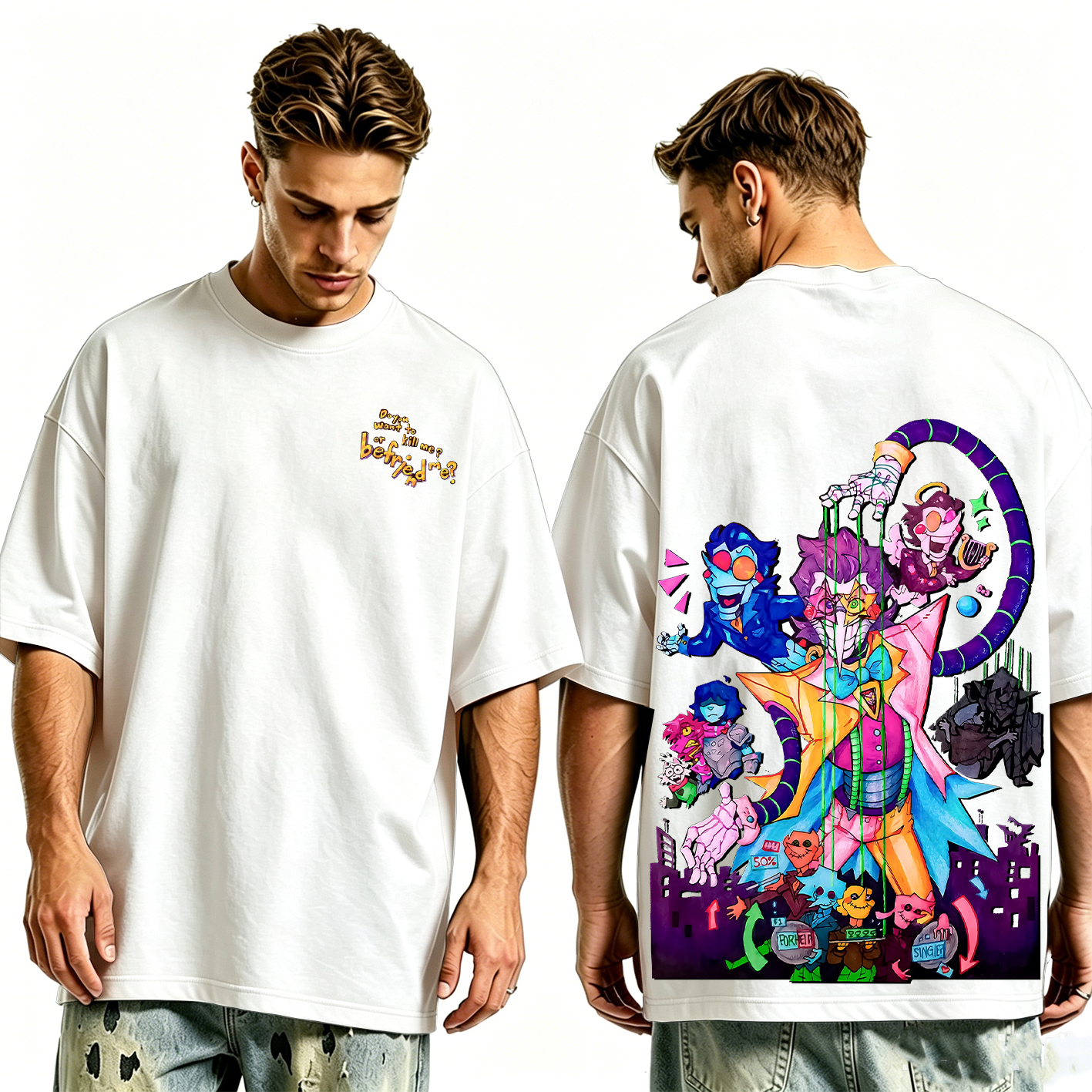 Deltarune Funny Tenna Washed T-shirt/Crewneck/Hoodie