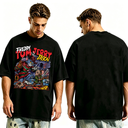 Horror Parody Washed T-shirt/Crewneck/Hoodie