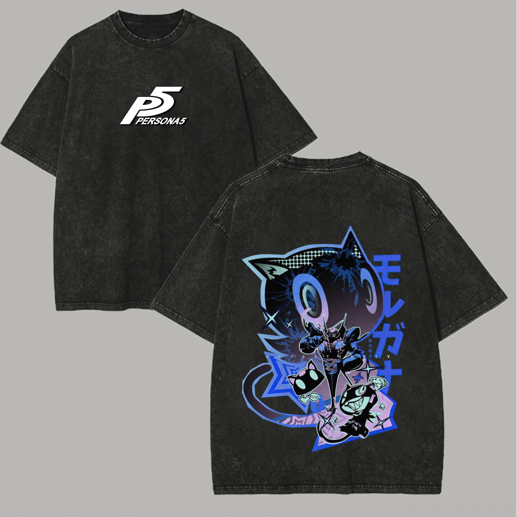 Persona 5 Printed Unisex Washed T-Shirt