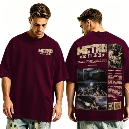 Metro 2033 Soviet Flare Washed T-shirt/Crewneck/Hoodie