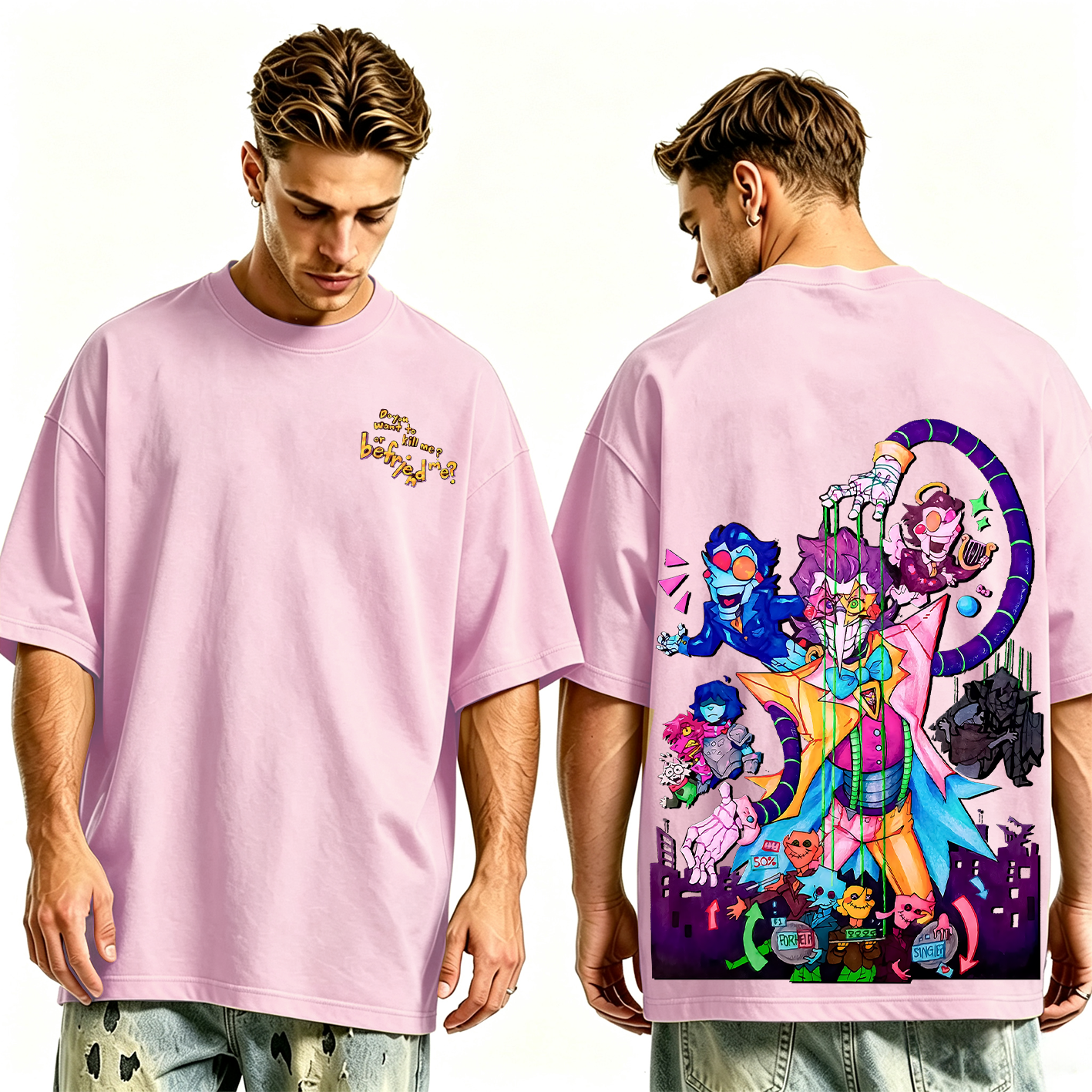 Deltarune Funny Tenna Washed T-shirt/Crewneck/Hoodie