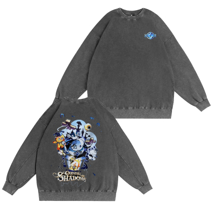 CookieRun: Kingdom Gingerbread Man Kingdom Shadow Milk Vintage Washed T-shirt/Crewneck/Hoodie