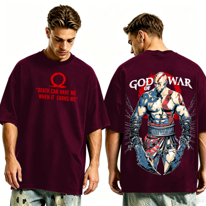 Kratos God of War Washed T-shirt/Crewneck/Hoodie