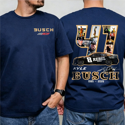 RIP Kyle Busch Rowdy Nascar Legend Memorial  Unisex Shirts/Crewneck/Hoodie