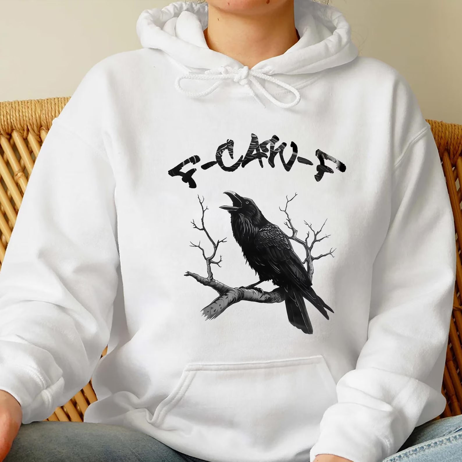 F-caw-F Funny Raven Unisex Shirt/Crewneck/Hoodie