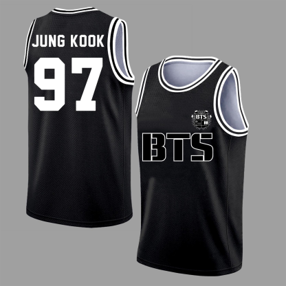 Jung Kook,Custom BTS Basketball Jersey