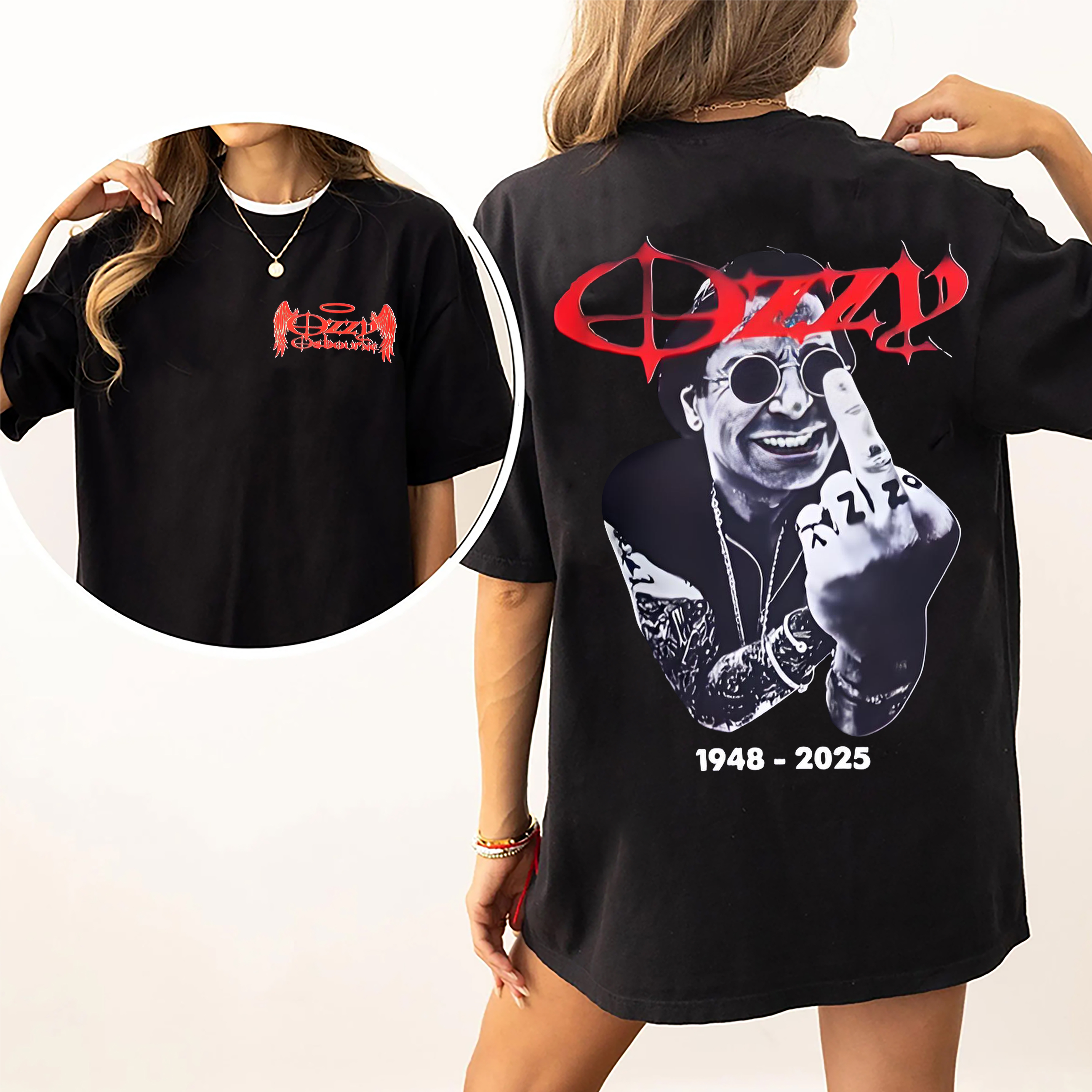 Ozzy Osbourne Singer Heavy Metal Unisex Shirt/Crewneck/Hoodie