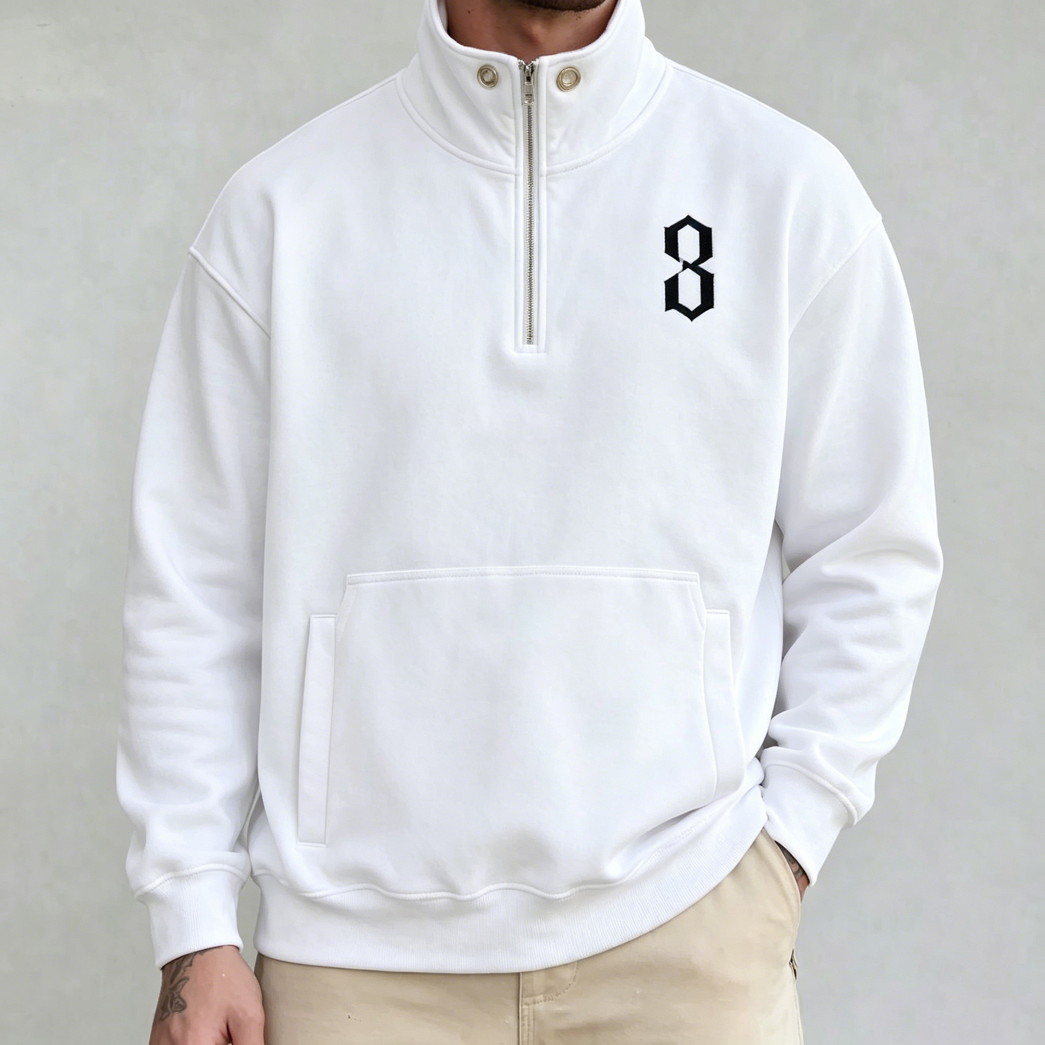 Bleach Harribel Quarter Zip Hoodie