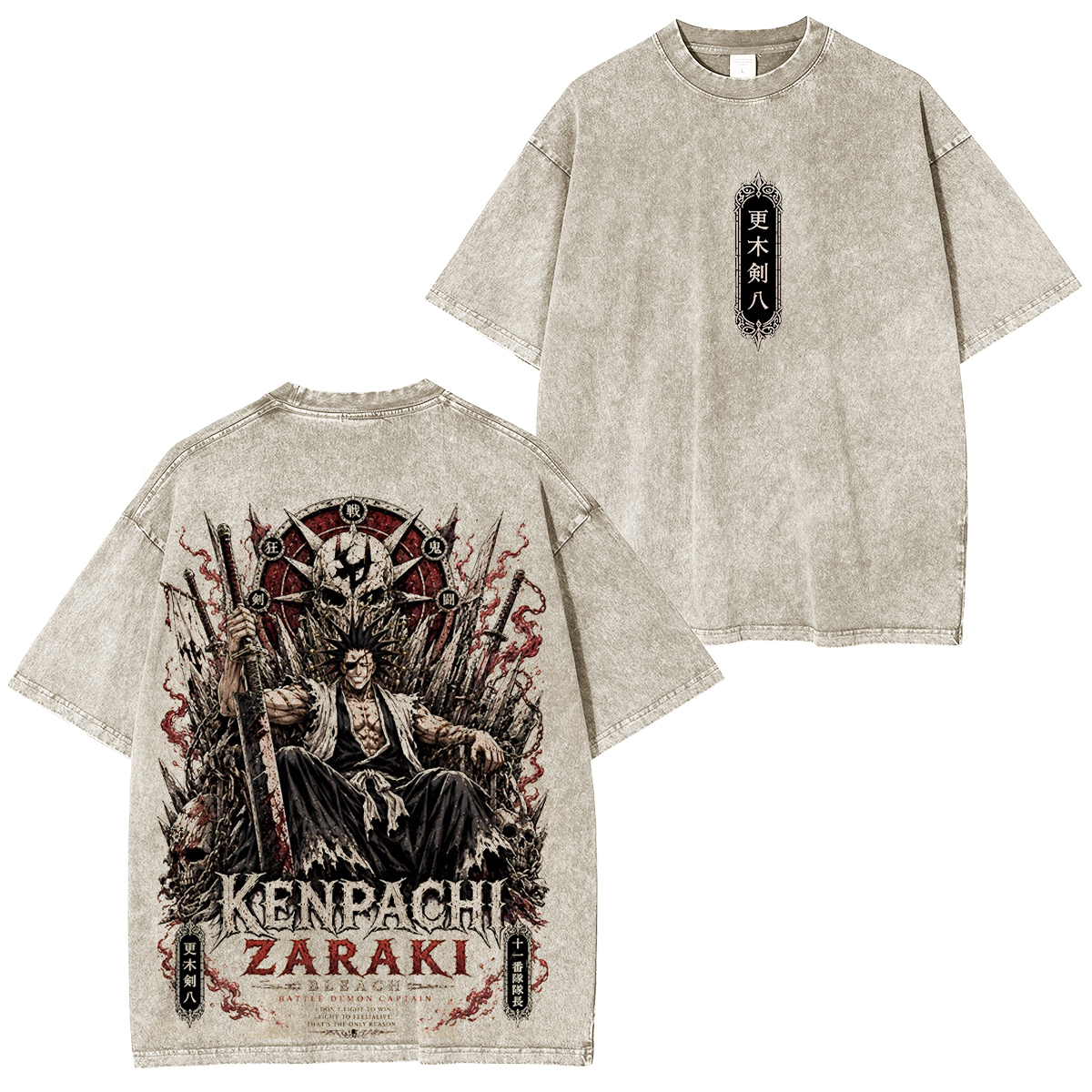 Bleach Unisex Washed T-Shirt