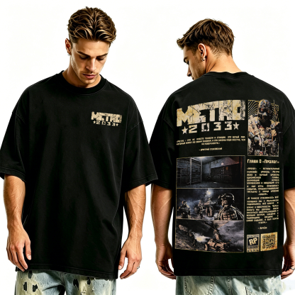 Metro 2033 Soviet Flare Washed T-shirt/Crewneck/Hoodie