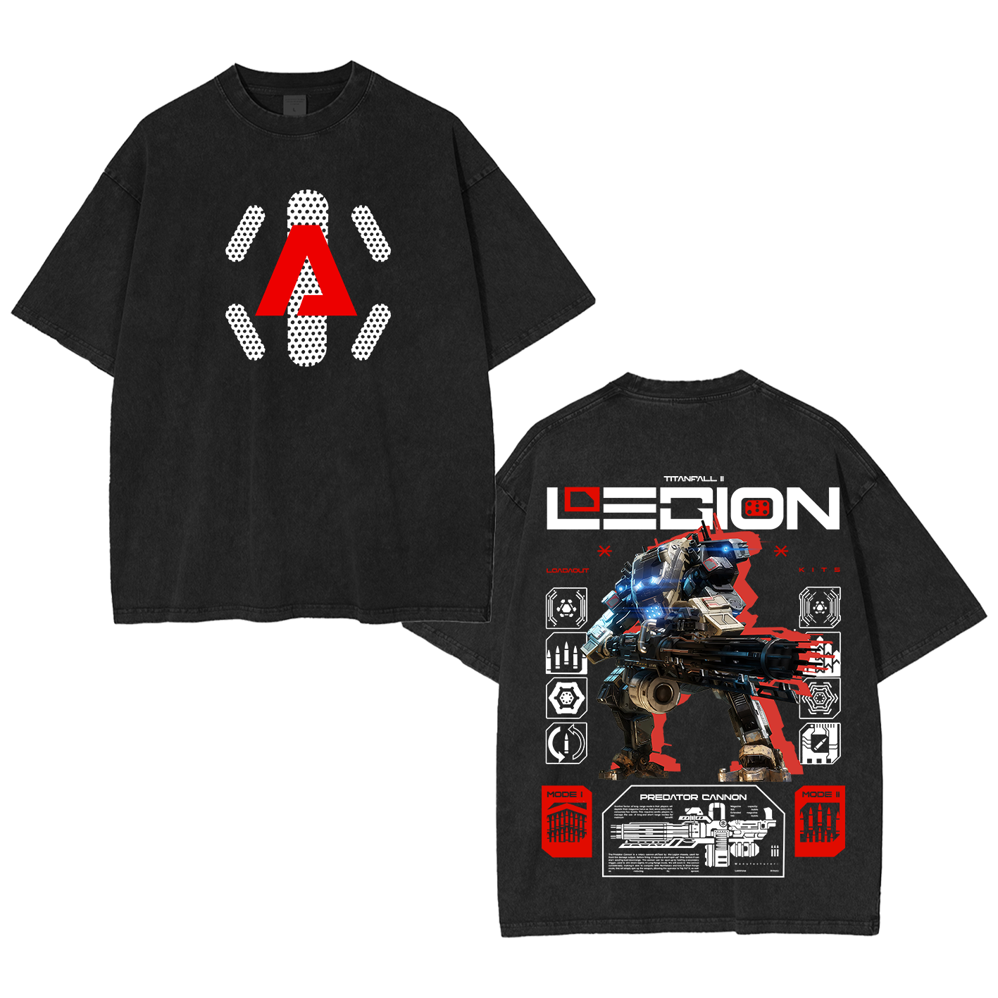 Legion Titanfall  Unisex Washed T-Shirt