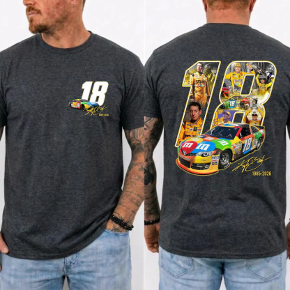 Vintage Kyle Busch 18 Tribute RIP Rowdy 1985-2026 Unisex Shirts/Crewneck/Hoodie