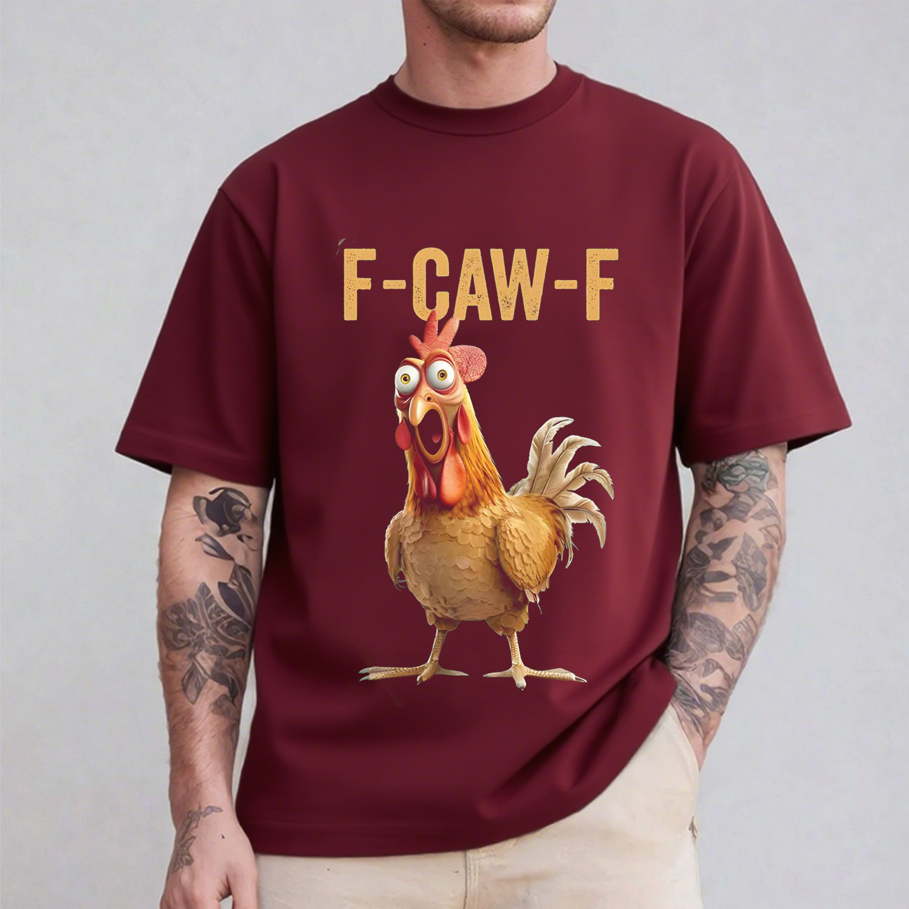 Funny Chicken Humor F-Caw-F Unisex Shirt/Crewneck/Hoodie