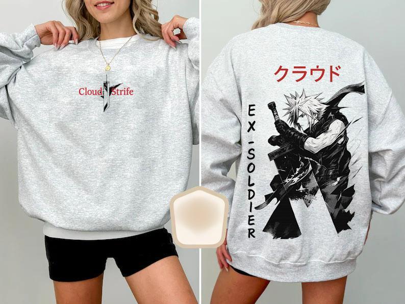 Soldier first class Final Fantasy 7 Washed T-shirt/Crewneck/Hoodie