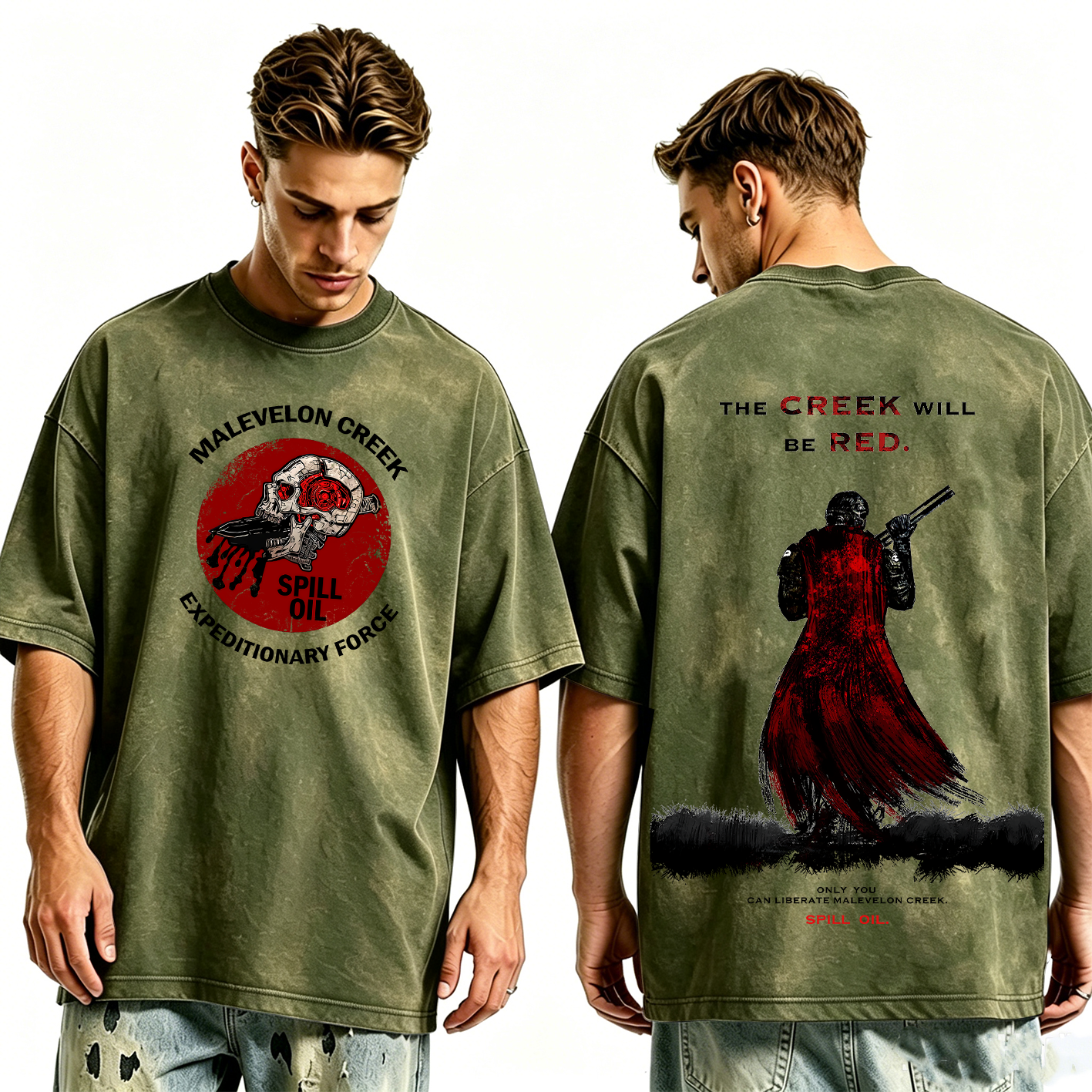 Helldivers 2 Game Washed T-shirt/Crewneck/Hoodie