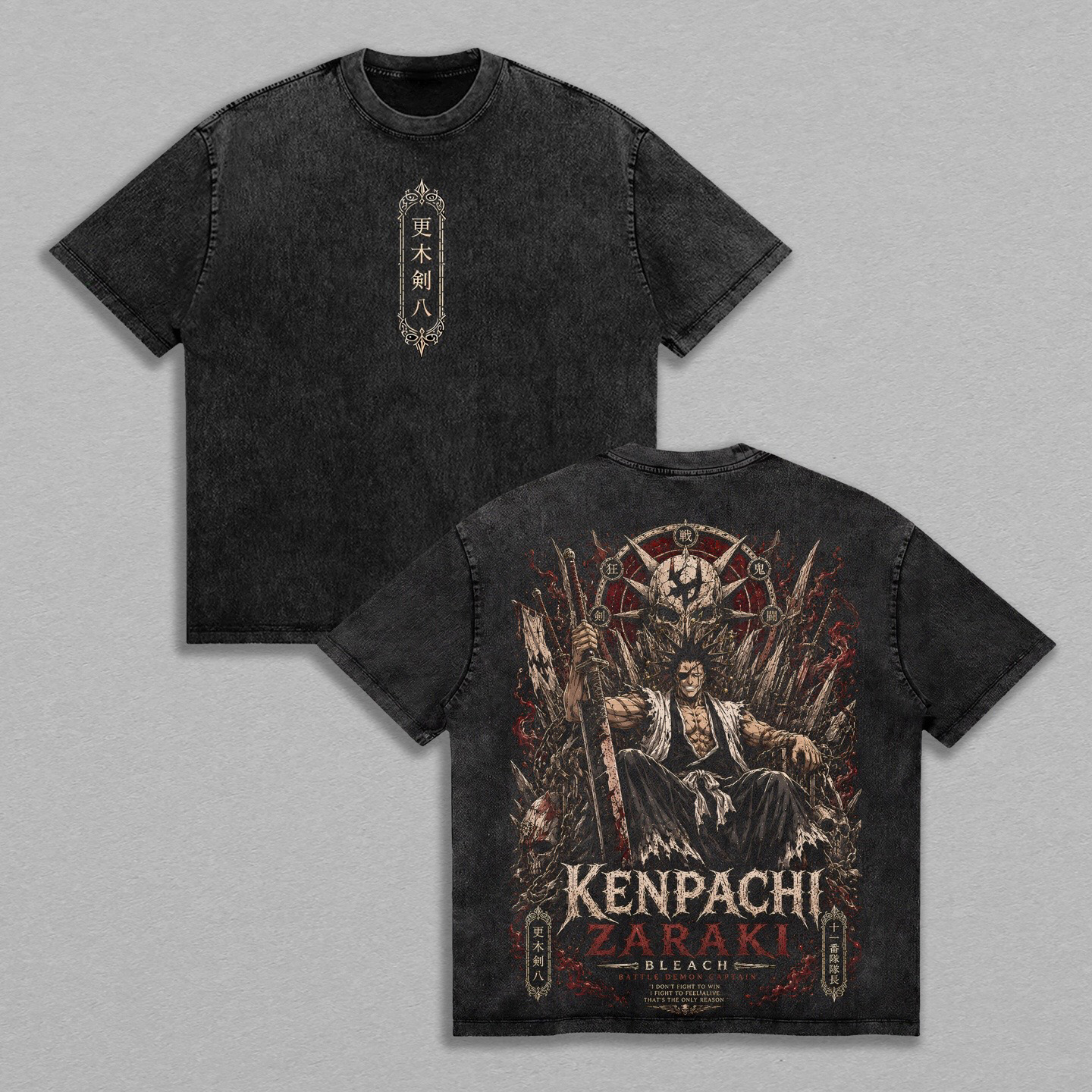 Bleach Unisex Washed T-Shirt