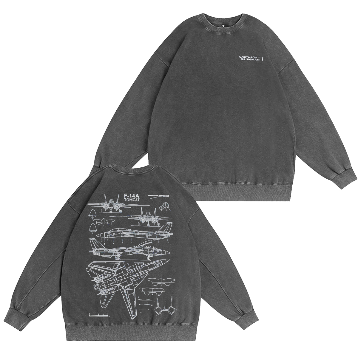 F-14 Tomcat Is Insane Vintage Washed T-shirt/Crewneck/Hoodie