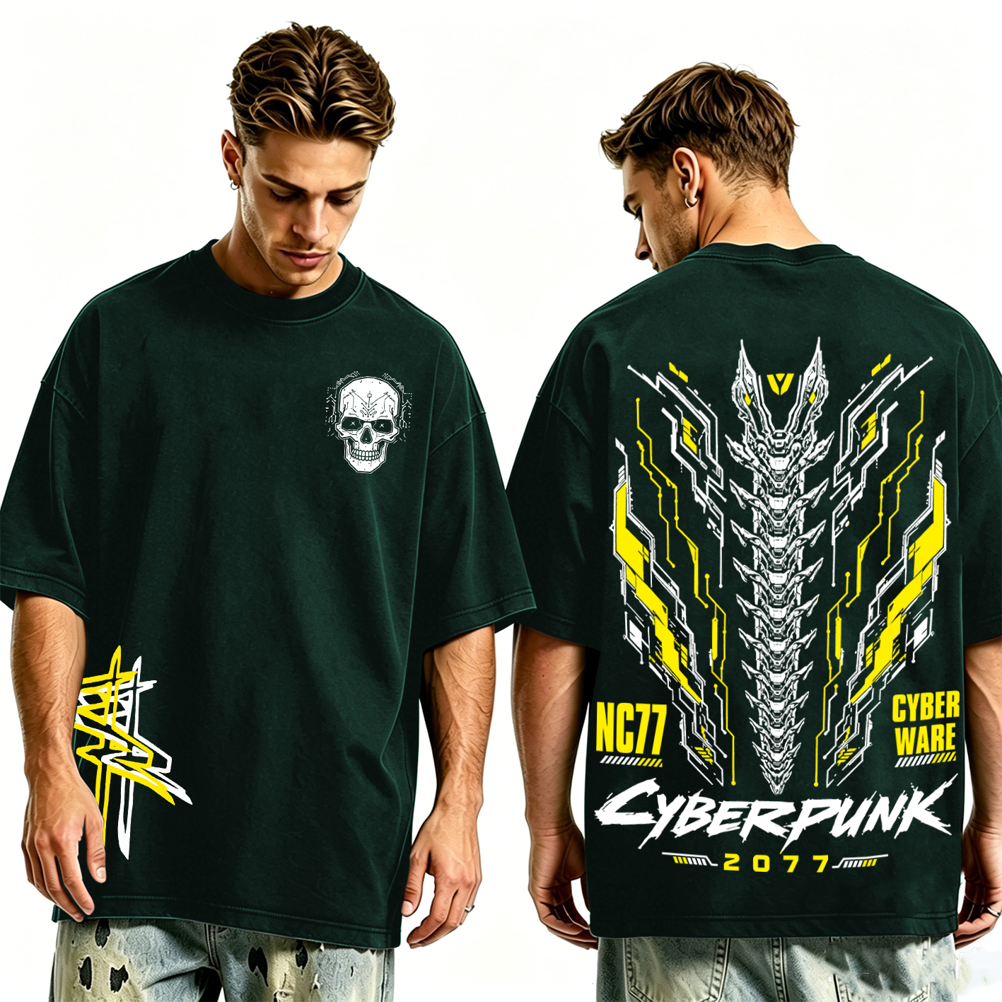 Cyberpunk 2077 Washed T-shirt/Crewneck/Hoodie
