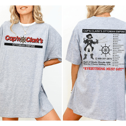 Backrooms Movie,Cap'n Clark's Ottoman Empire, Retro Horror Movie Unisex Shirts/Crewneck/Hoodie