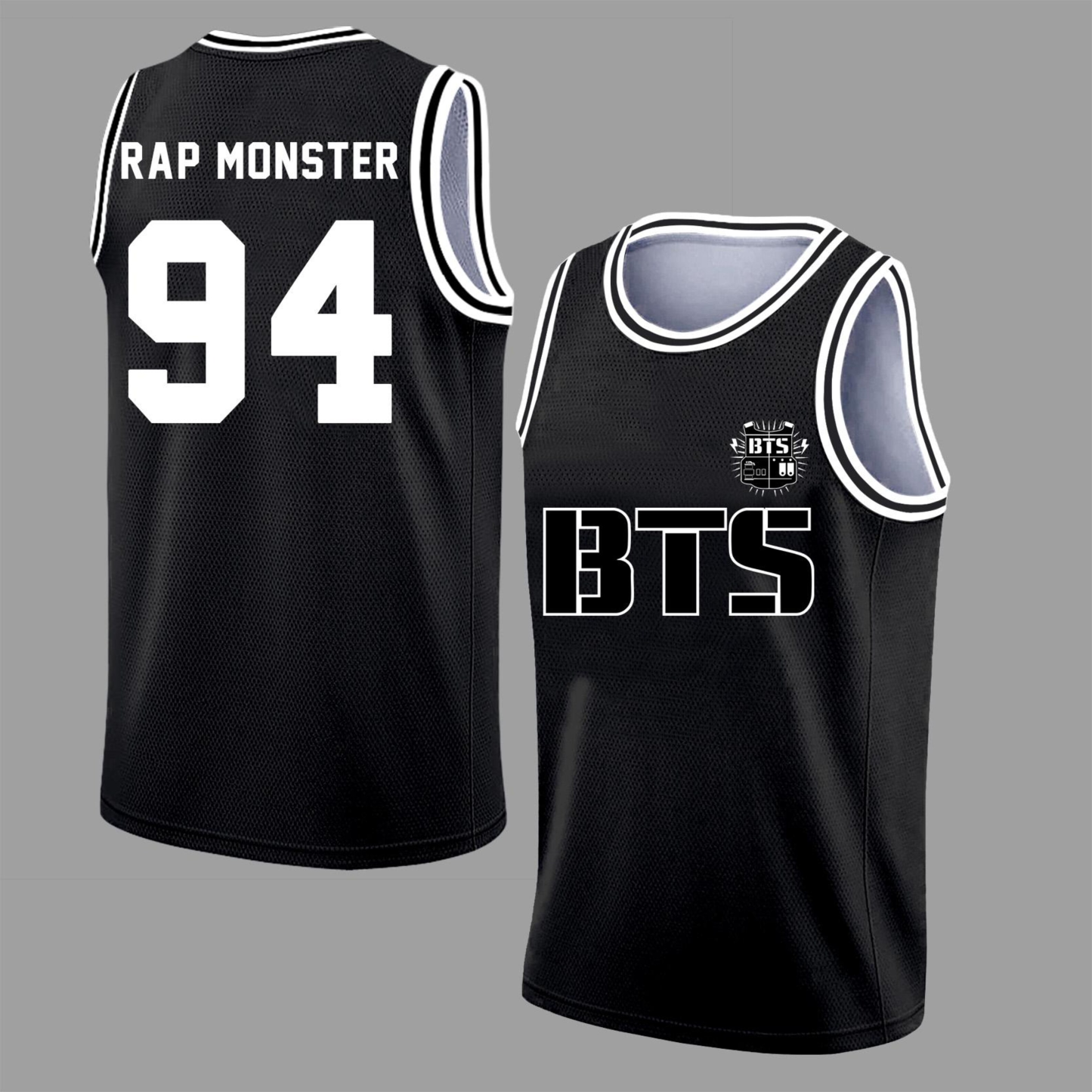 Rap Monster,Custom BTS Basketball Jersey