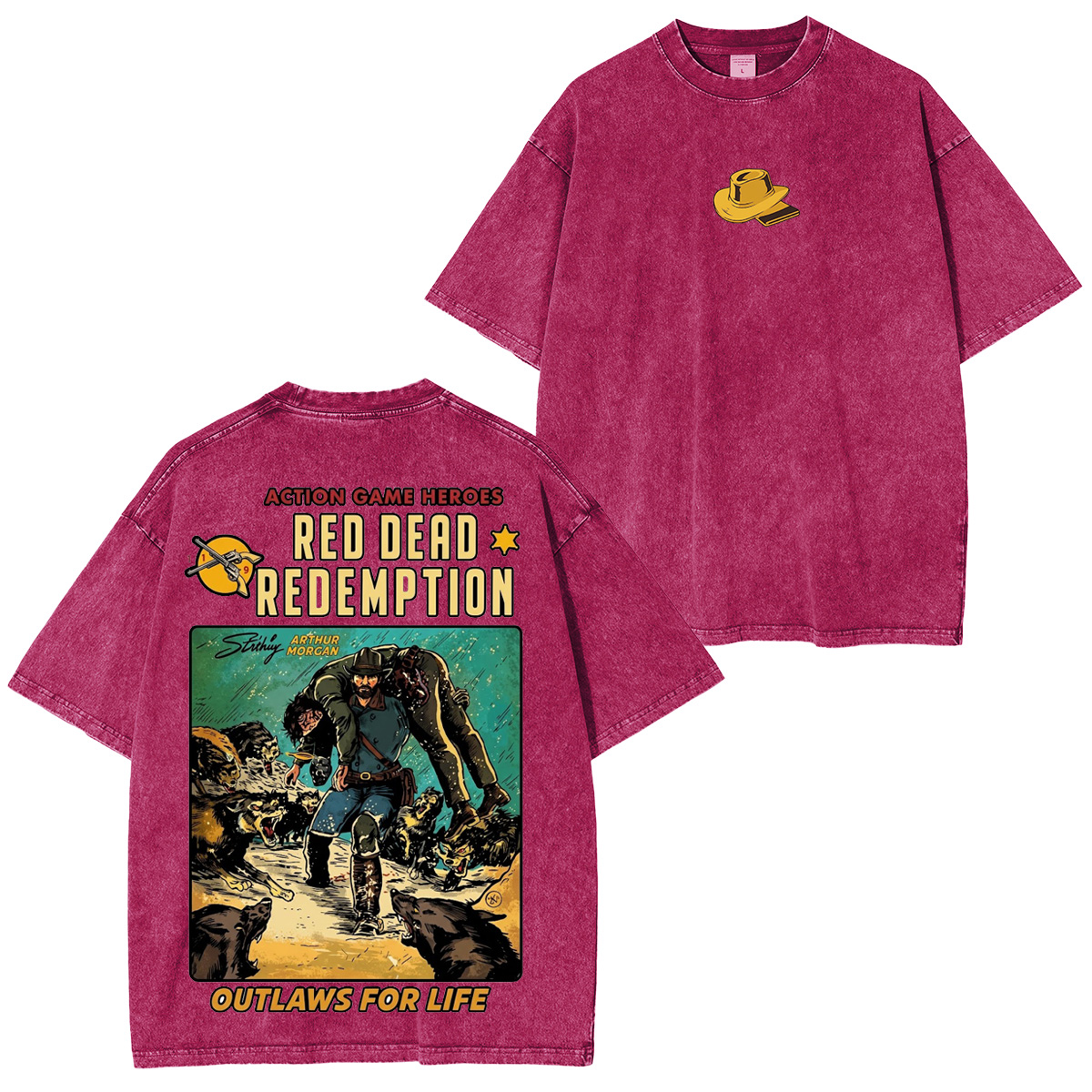 Arthur Morgan x Red Dead Redemption Vintage washed T-shirt/Crewneck/Hoodie