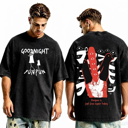 Goodnight Punpun Unisex Washed T-Shirt