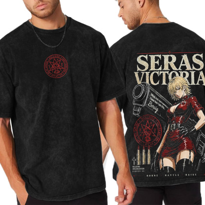 Hellsing Seras Victoria Unisex Washed T-Shirt