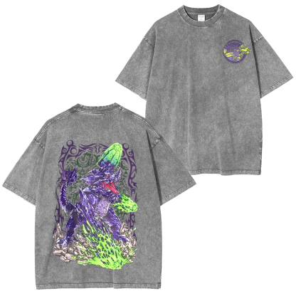Monster Hunter Unisex Washed T-Shirt