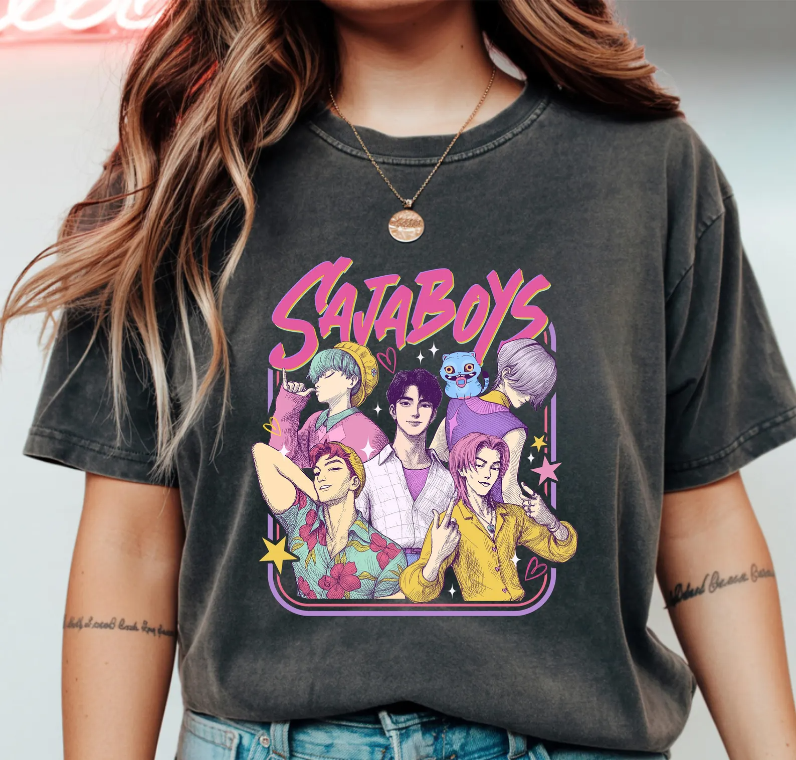 SajaBoys Kpop Demon Hunters T-Shirt
