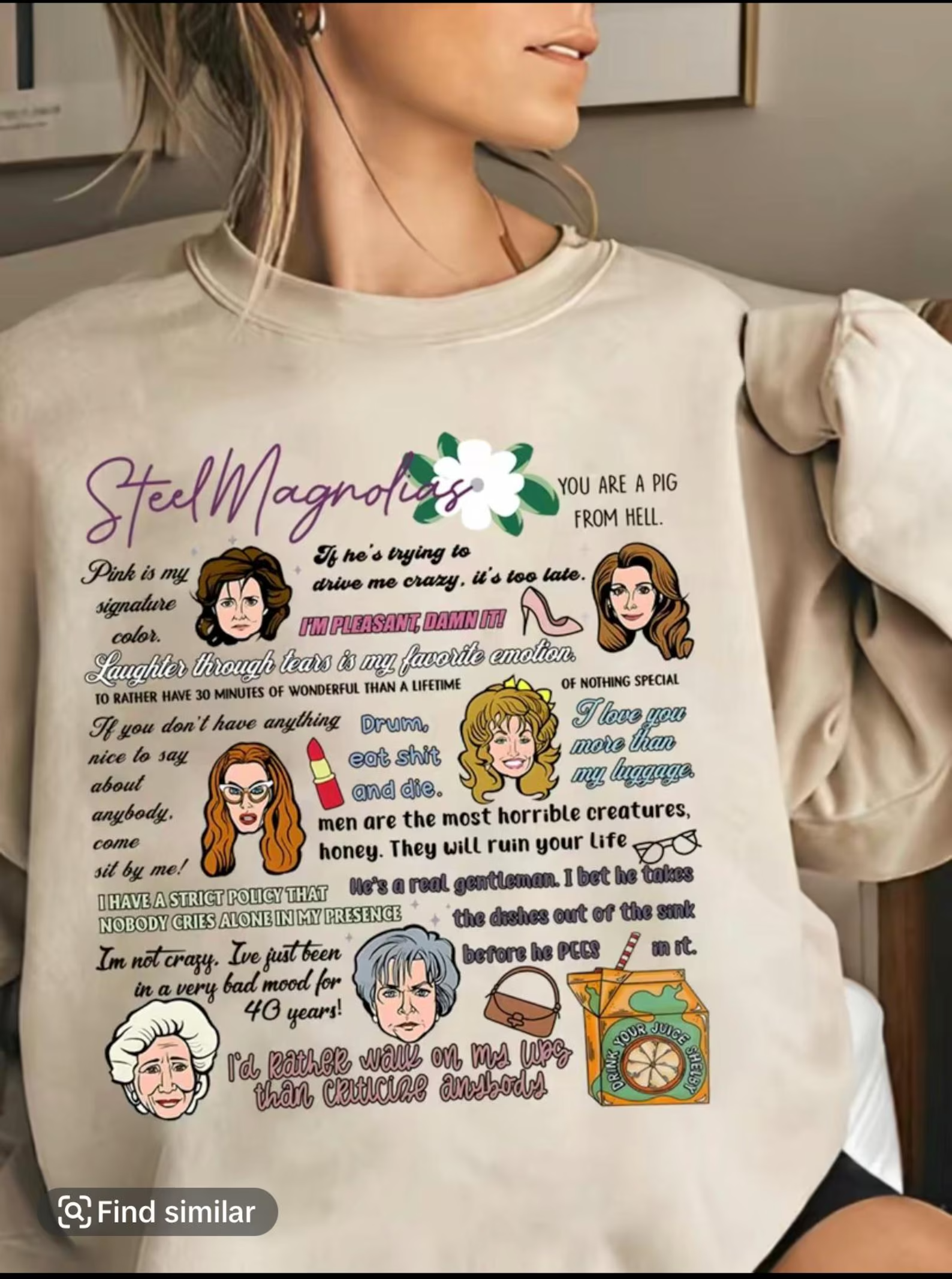 Steel Magnolias Oversized T-shirt/Crewneck/Hoodie