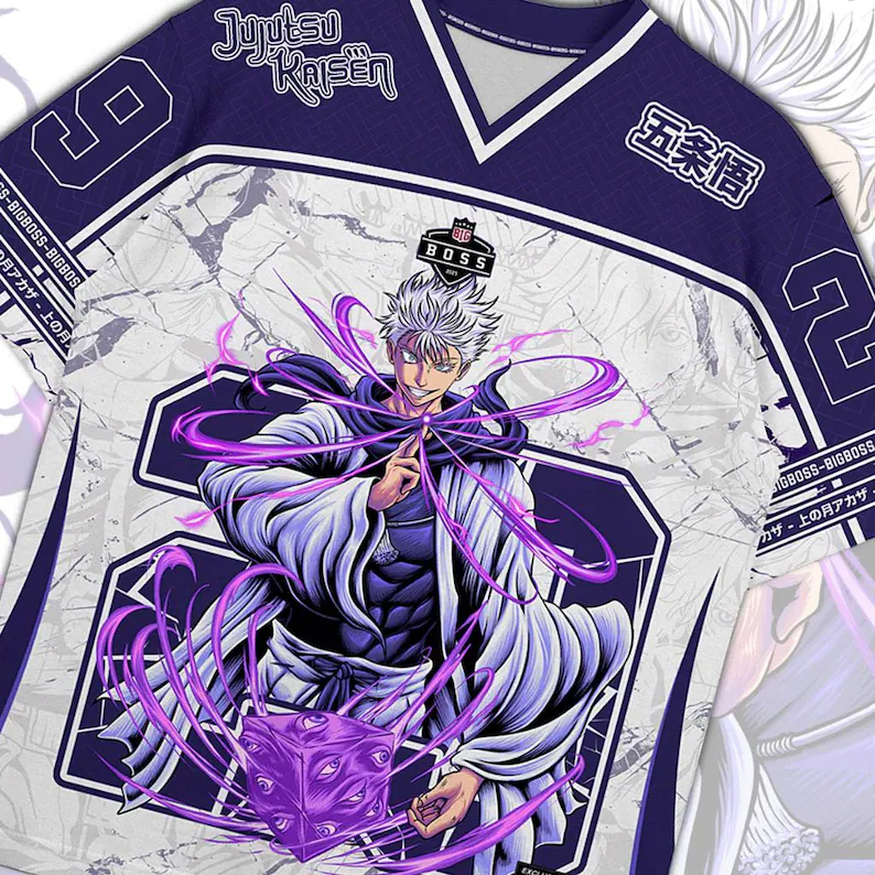 Jujutsu Kaisen Gojo Satoru Oversized Jersey