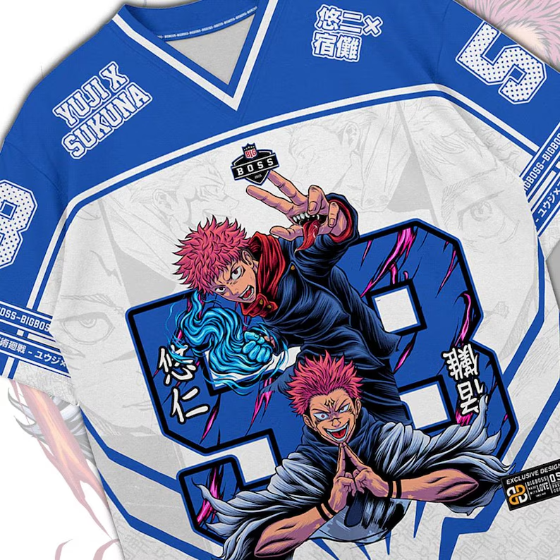 Jujutsu KaisenItadori Yuji Oversized Jersey