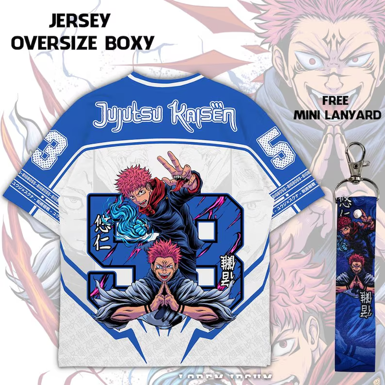 Jujutsu KaisenItadori Yuji Oversized Jersey