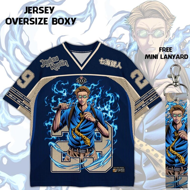 Jujutsu Kaisen Nanami Kento Oversized Jersey