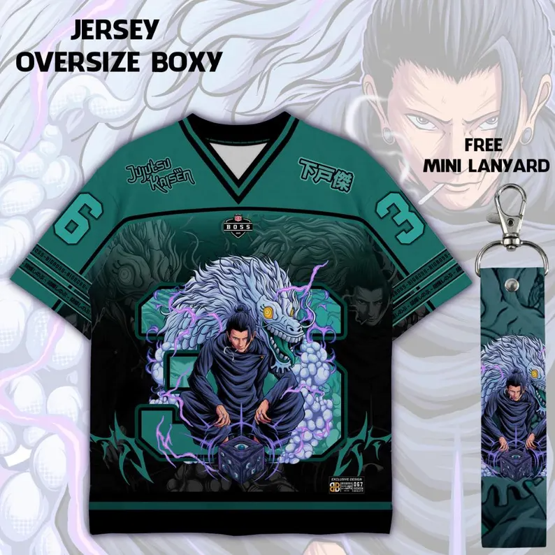 Jujutsu Kaisen Suguru Geto Oversized Jersey