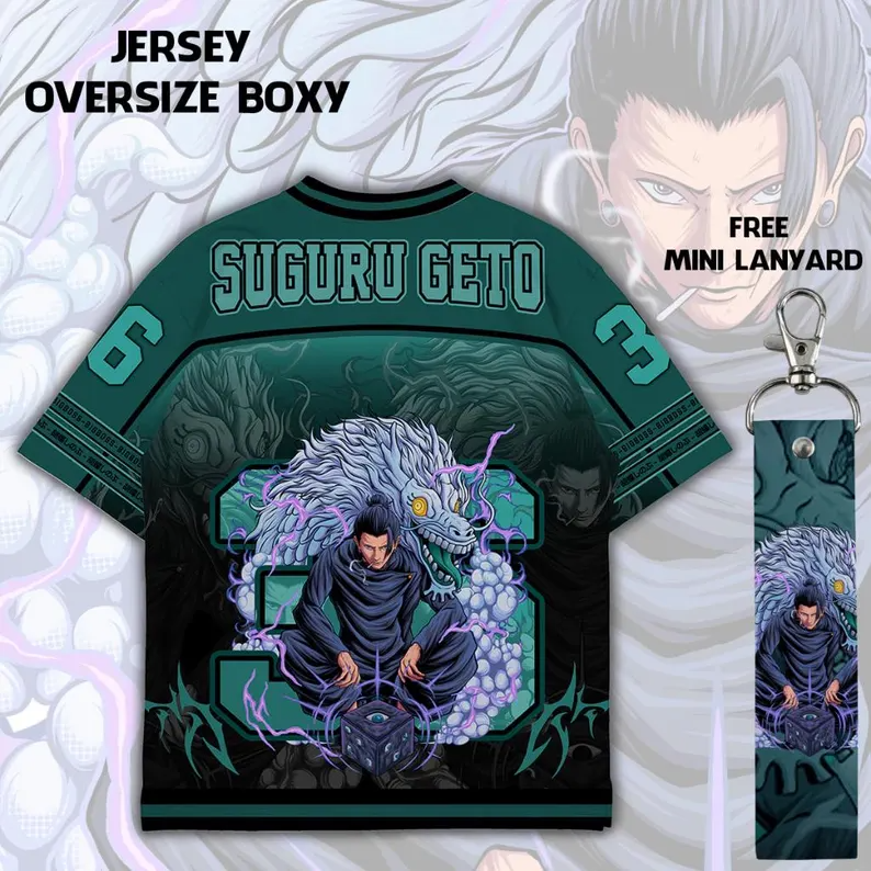 Jujutsu Kaisen Suguru Geto Oversized Jersey