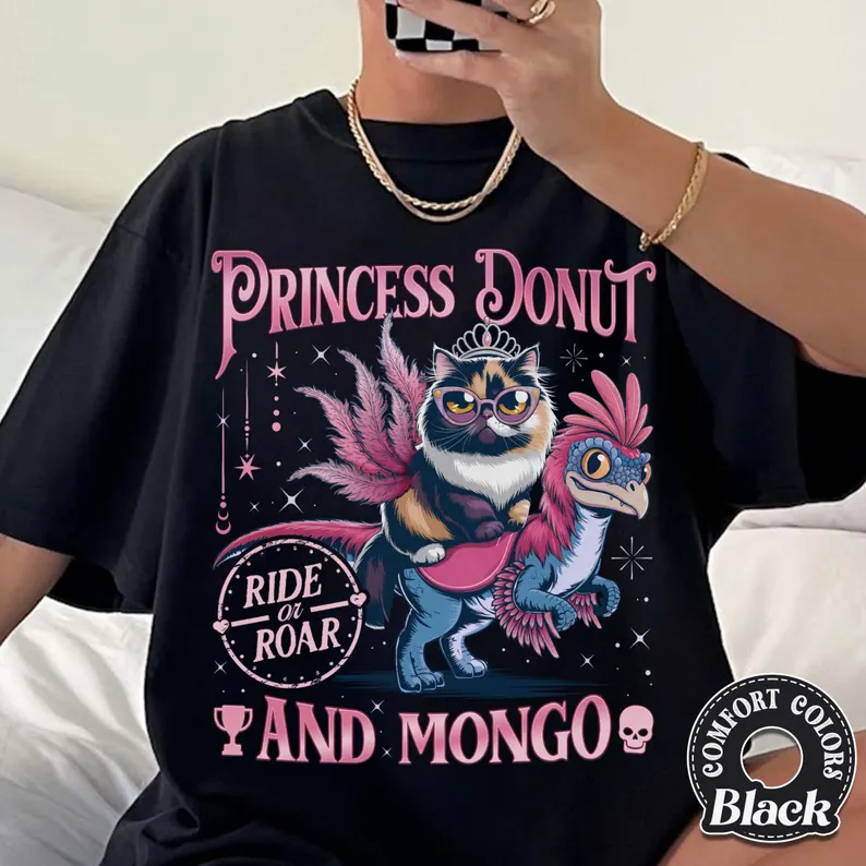 Dungeon Crawler Carl Princess Donut And Mongo Unisex Shirts/Crewneck/Hoodie