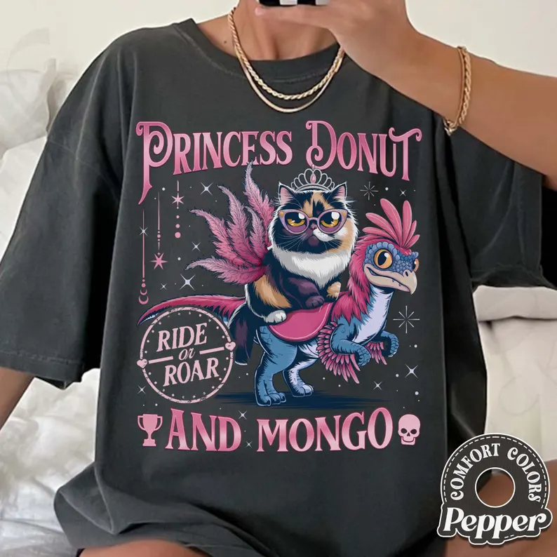 Dungeon Crawler Carl Princess Donut And Mongo Unisex Shirts/Crewneck/Hoodie