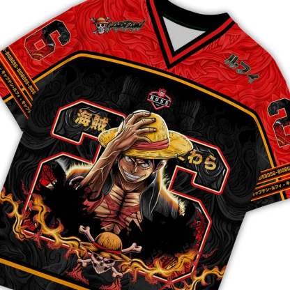 One Piece Monkey D Luffy Oversized Jersey