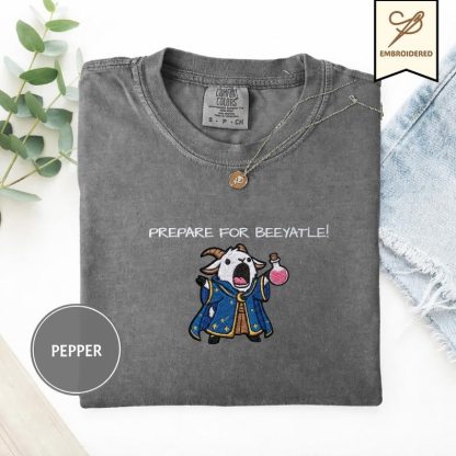 Dungeon Crawler Carl Embroidered Prepotente Comfort Colors 1717 Unisex Shirts/Crewneck/Hoodie
