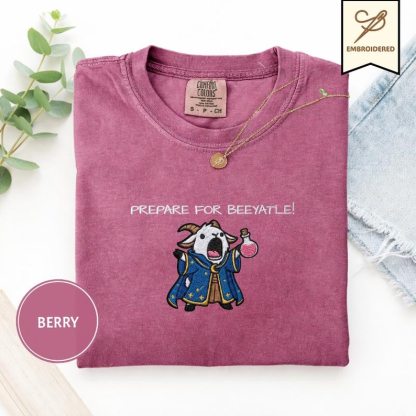 Dungeon Crawler Carl Embroidered Prepotente Comfort Colors 1717 Unisex Shirts/Crewneck/Hoodie
