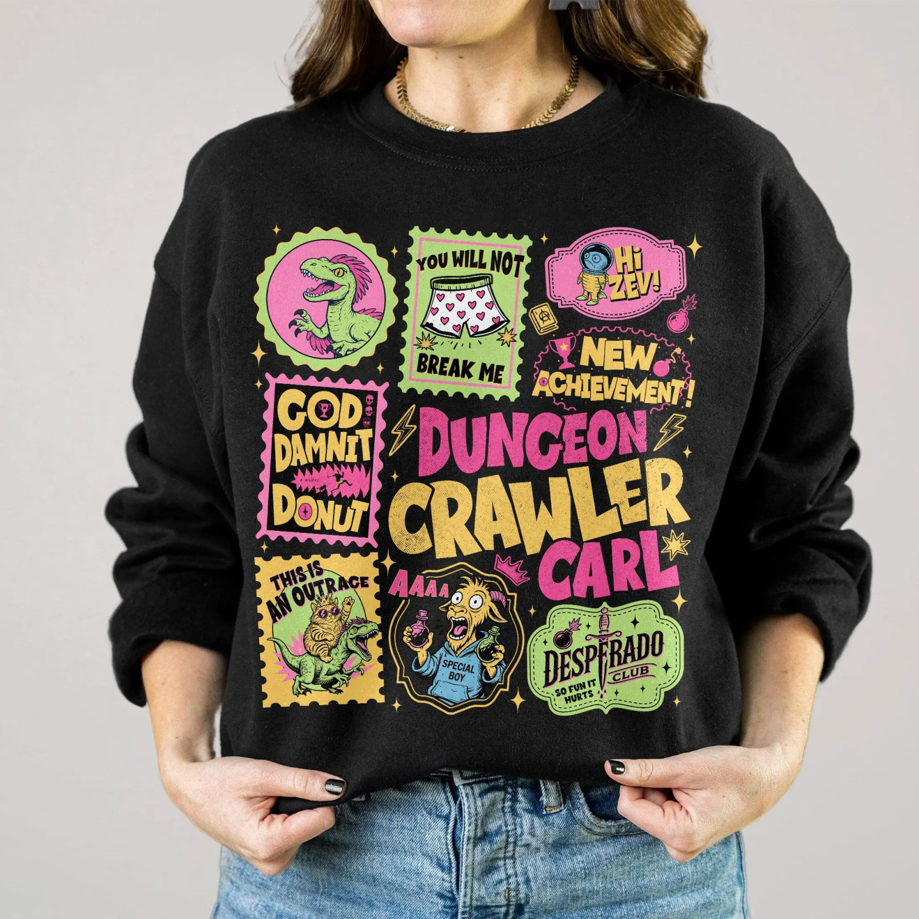 Dungeon Crawler Carl Oversized T-shirt/Crewneck/Hoodie