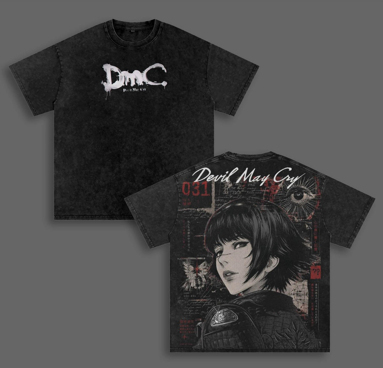 Devil May Cry Game Unisex Washed T-Shirt