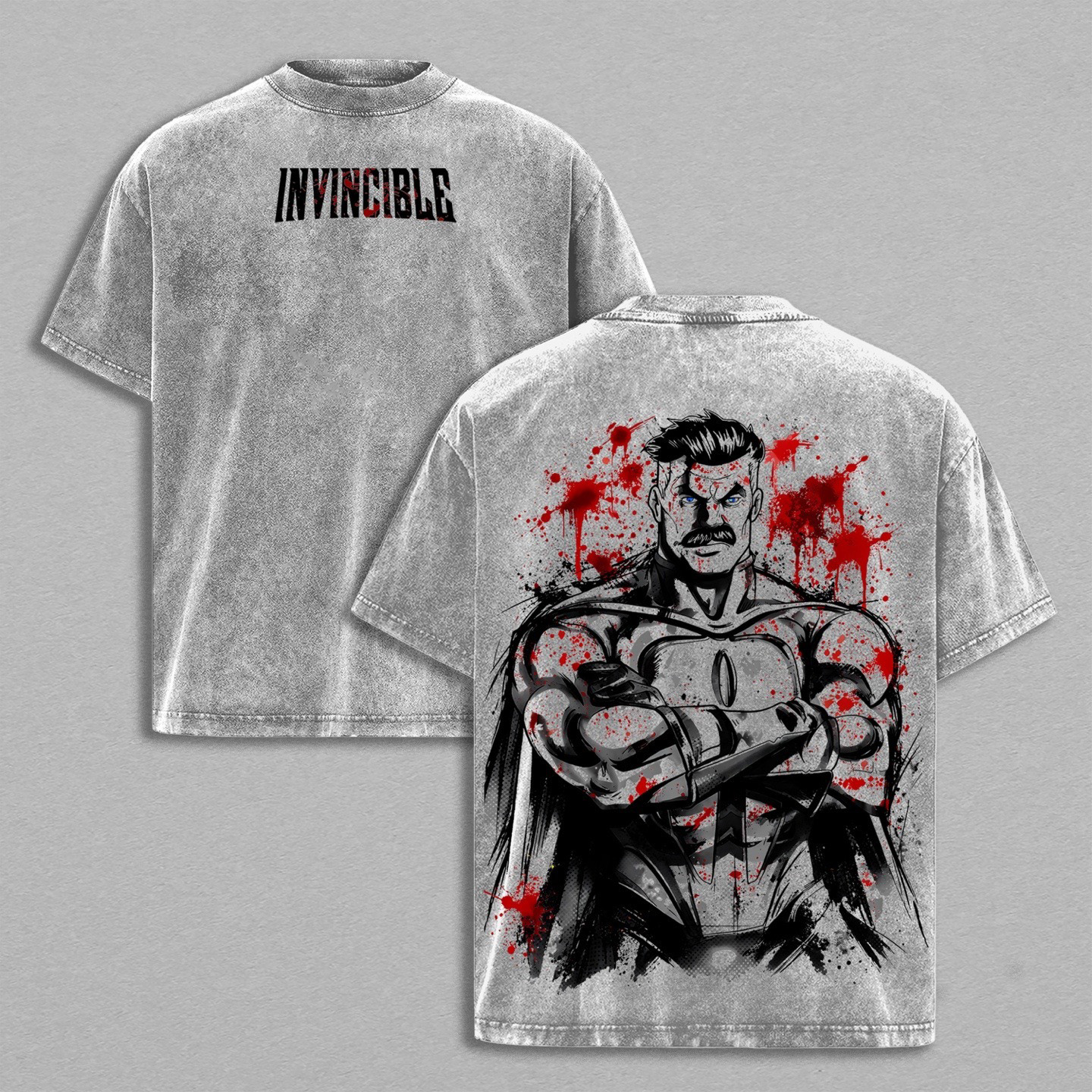Omni-Man,Invincible Unisex Washed T-Shirt